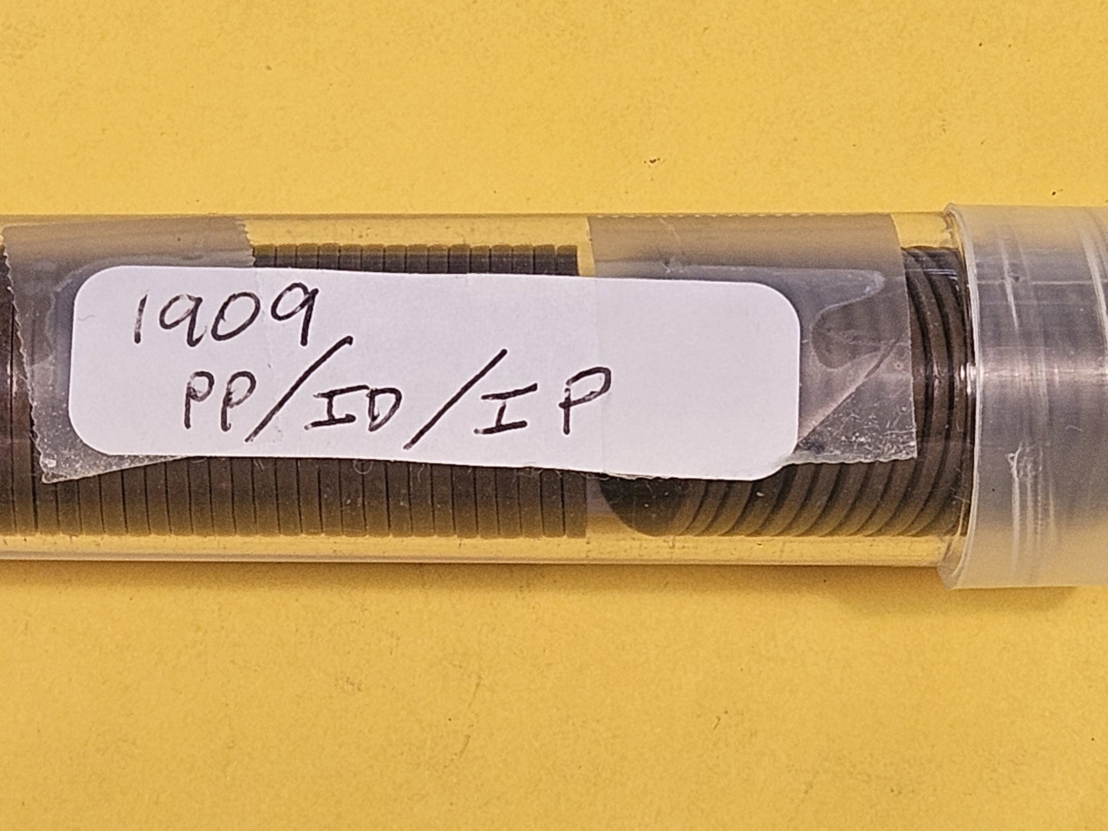 Full or fairly full roll of 1909 Wheat cents - 3