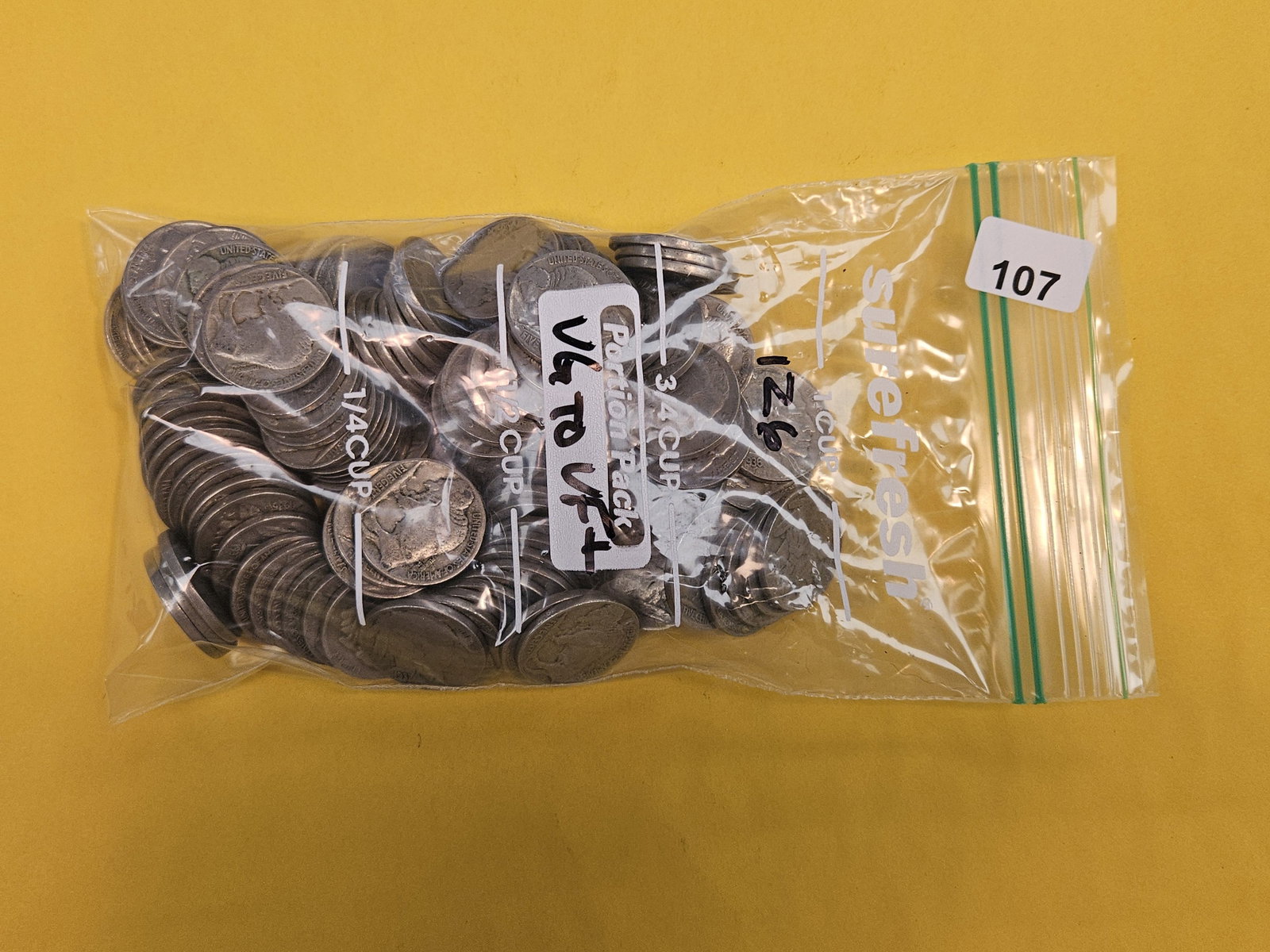 ONE HUNDRED twenty-six Buffalo Nickels (1 of 1)
