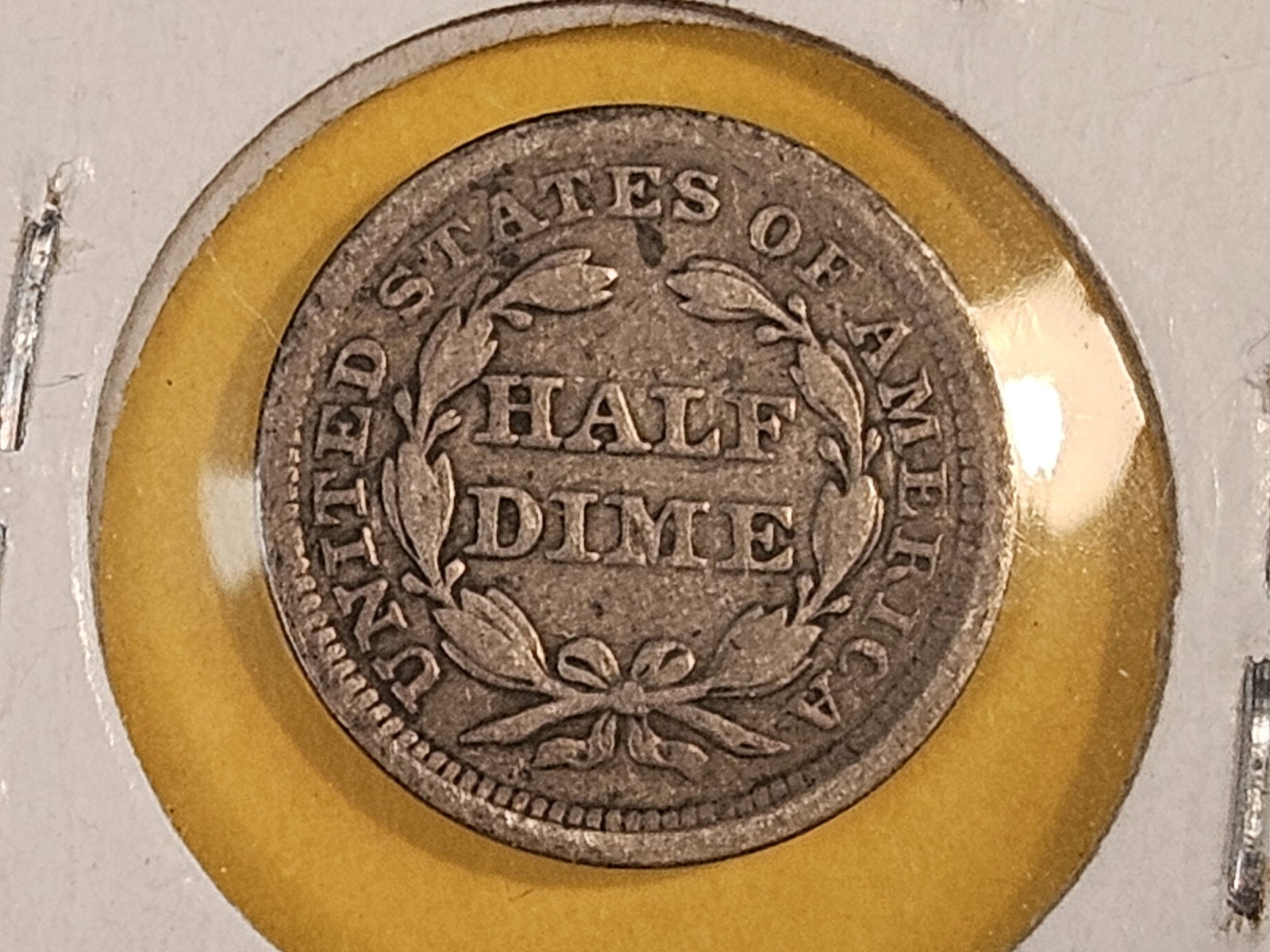 Seated silver Half-Dime and two Seated Silver Dimes - 3