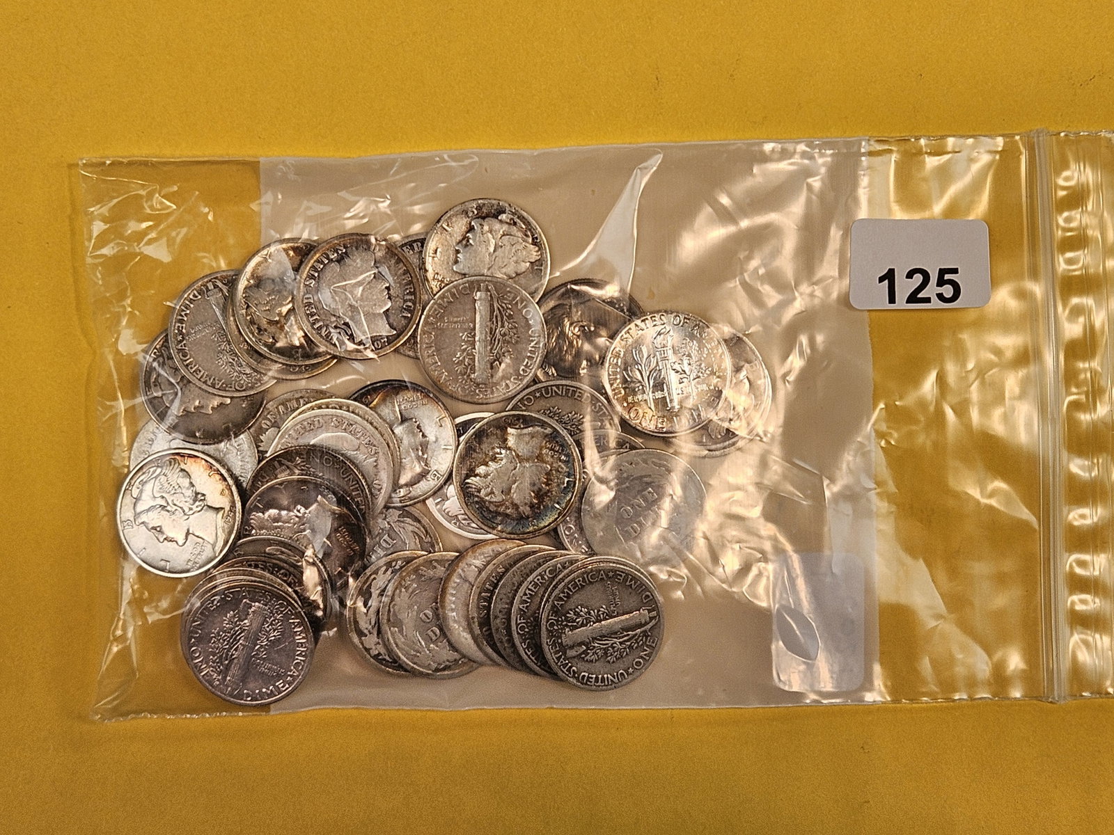 Forty mixed Silver Dimes (1 of 2)