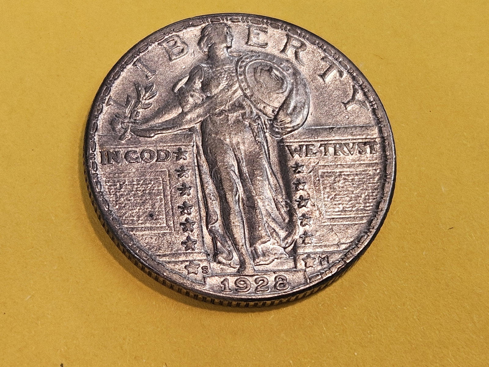Bright About Uncirculated - 58 Standing Liberty Quarter - 3