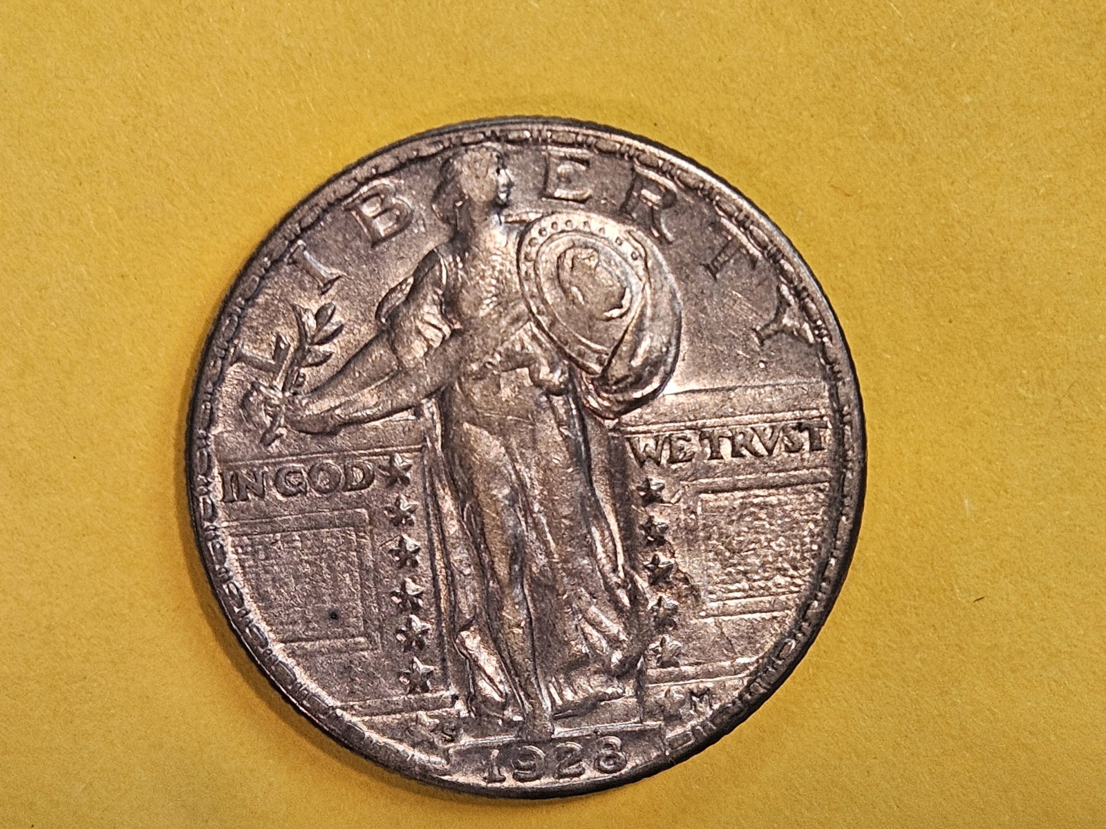 Bright About Uncirculated - 58 Standing Liberty Quarter - 6