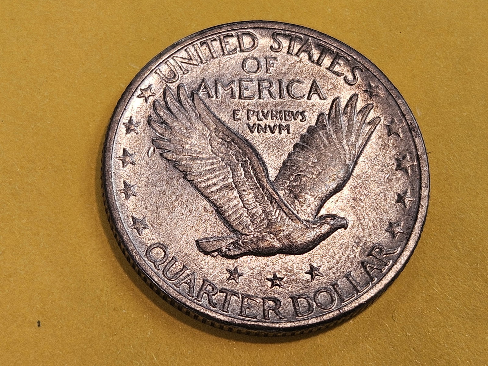 Bright About Uncirculated - 58 Standing Liberty Quarter - 7