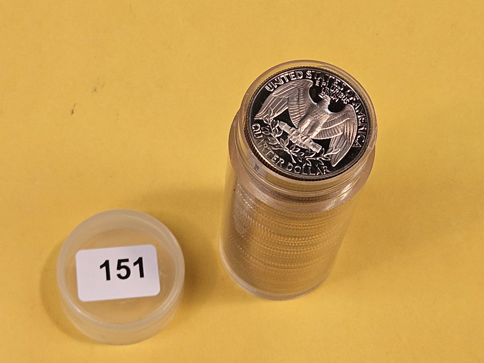FULL ROLL of Proof Washington Quarters - 2