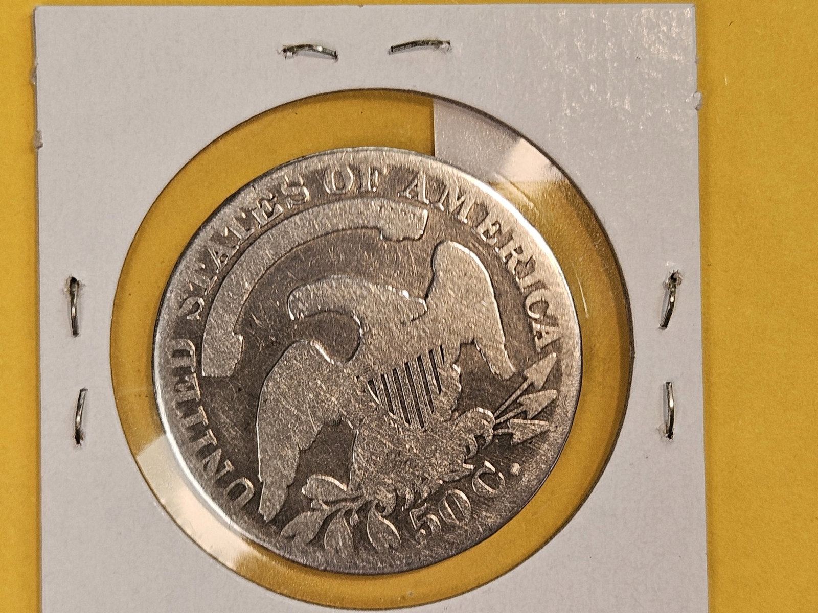 1833 Capped Bust silver Half Dollar - 2