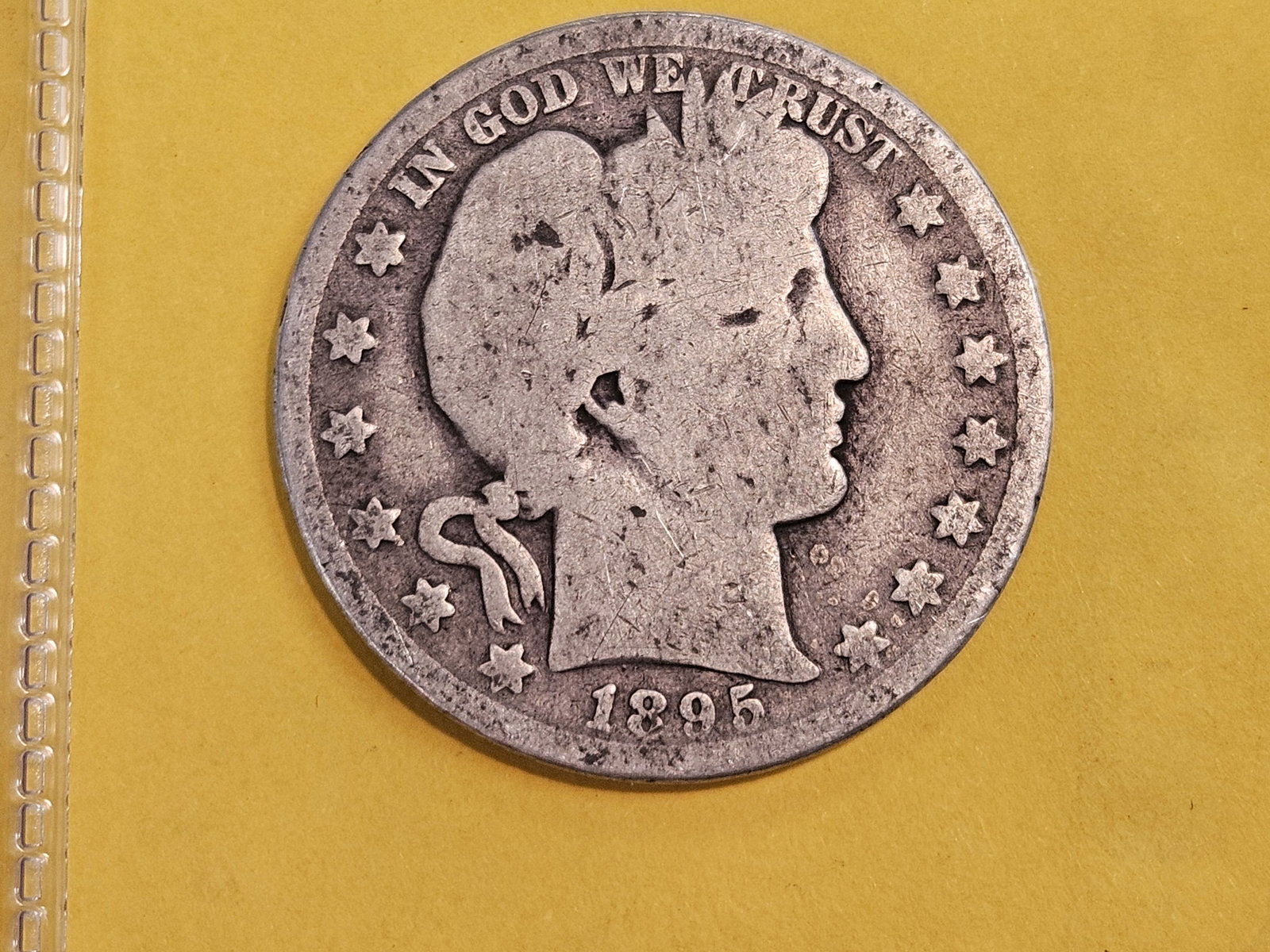Semi-key 1895-O Barber silver Half Dollar: Circulated