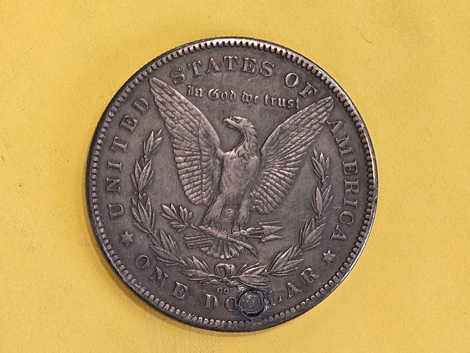 ** KEY DATE ** 1878-CC Morgan Dollar in About Uncirculated - details - 4