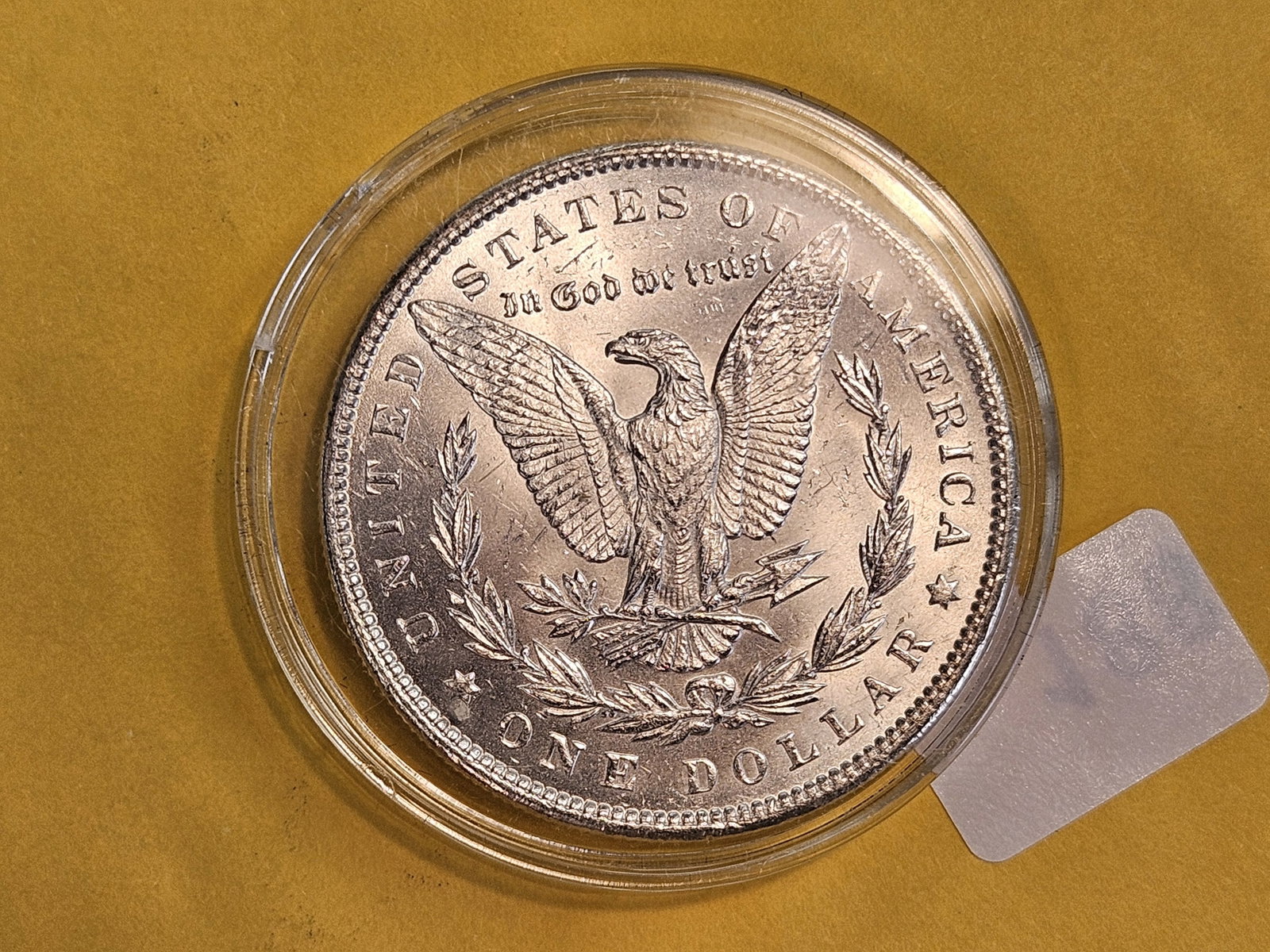 Brilliant Uncirculated 1889 Morgan silver Dollar - 3