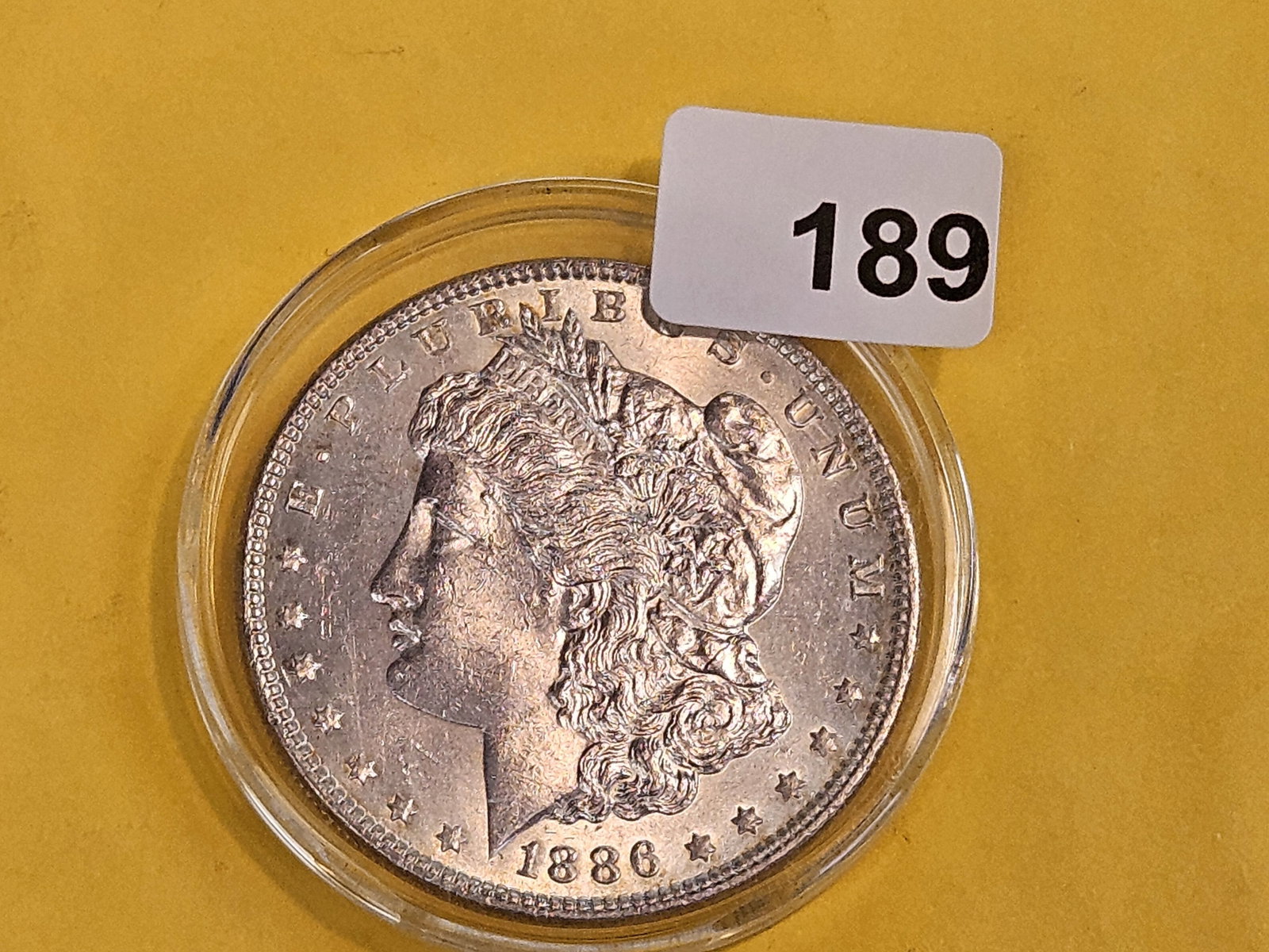Brilliant Uncirculated 1886 Morgan silver Dollar - 2
