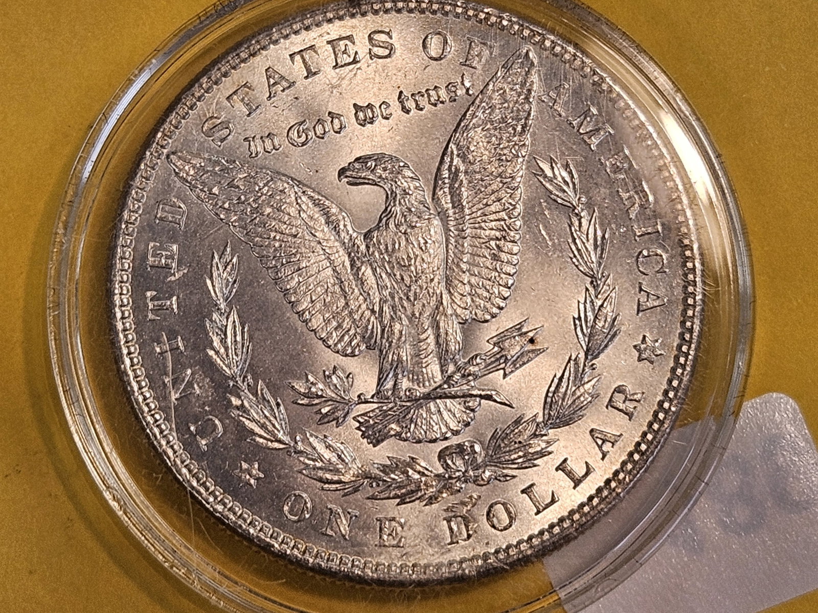 Brilliant Uncirculated 1886 Morgan silver Dollar - 3