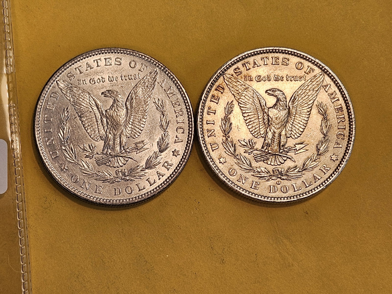Two Brilliant About Uncirculated plus Morgan Silver Dollars - 3