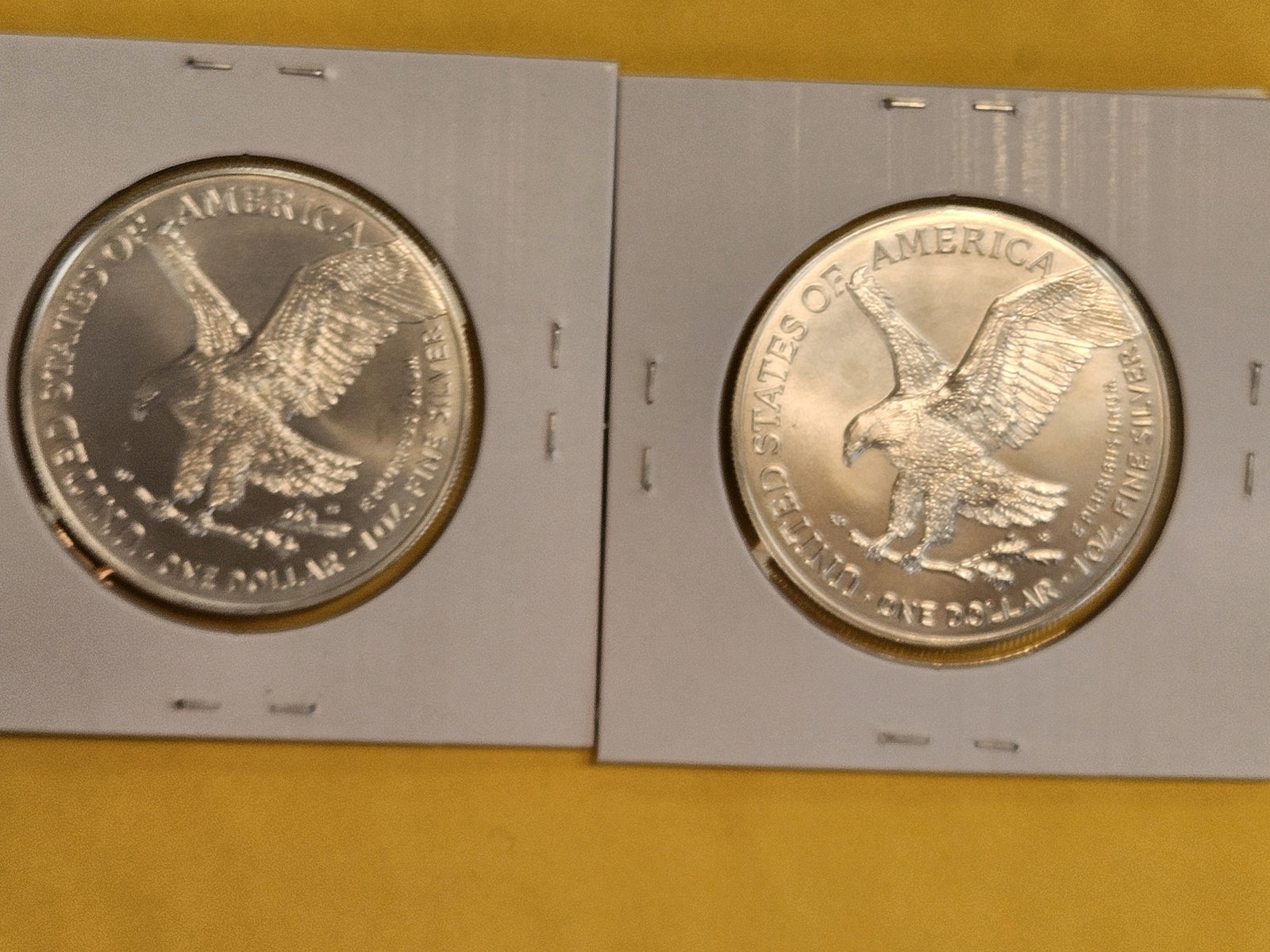 Two GEM Brilliant Uncirculated 2024 American Silver Eagles - 2