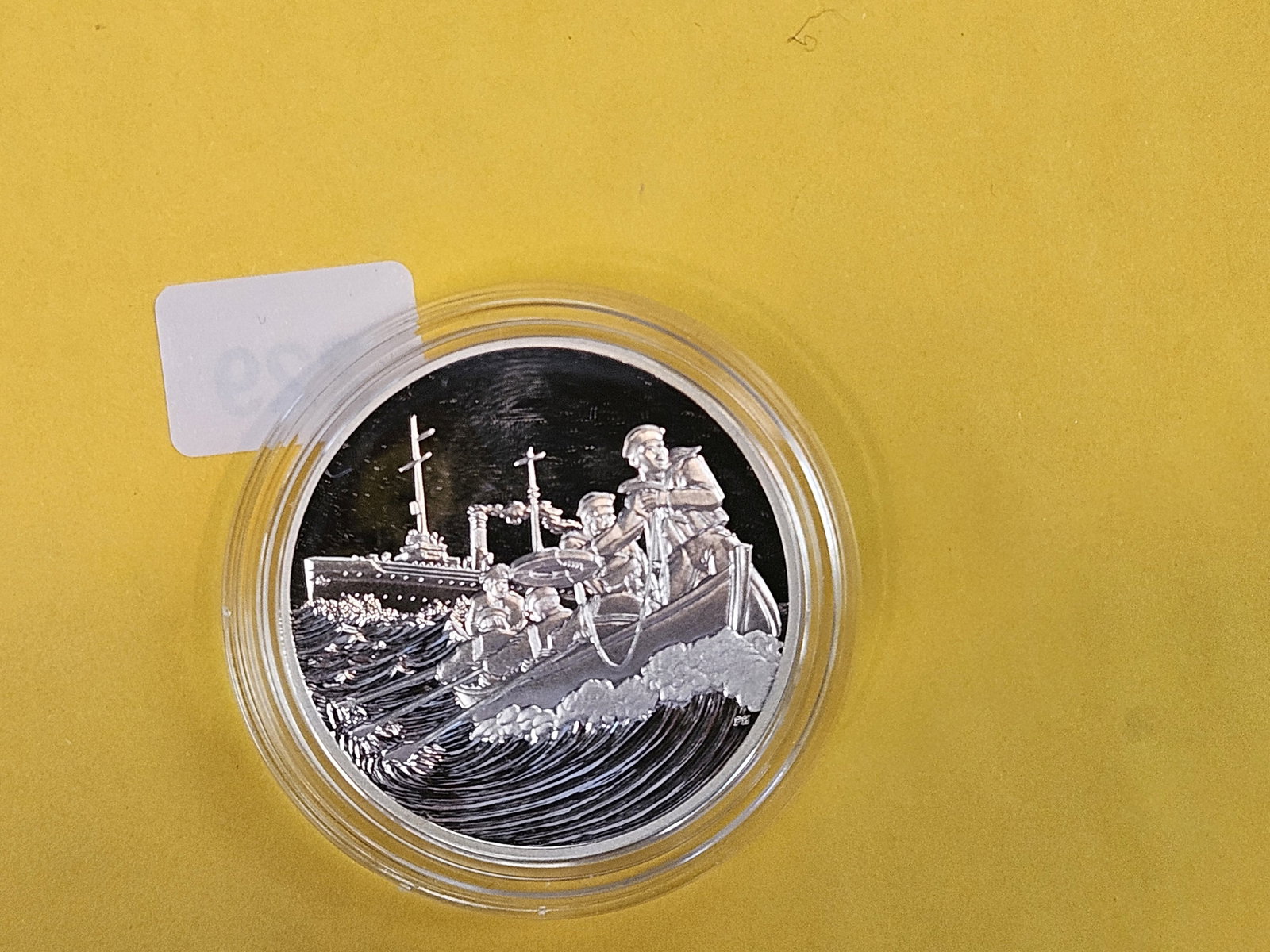GEM 2018 US Coast Guard WWI Centennial US Silver Mint Medal - 2