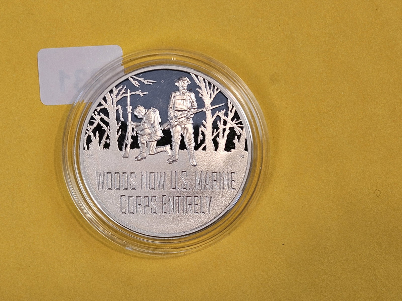 GEM 2018 US Marine Corps WWI Centennial US Silver Mint Medal - 2