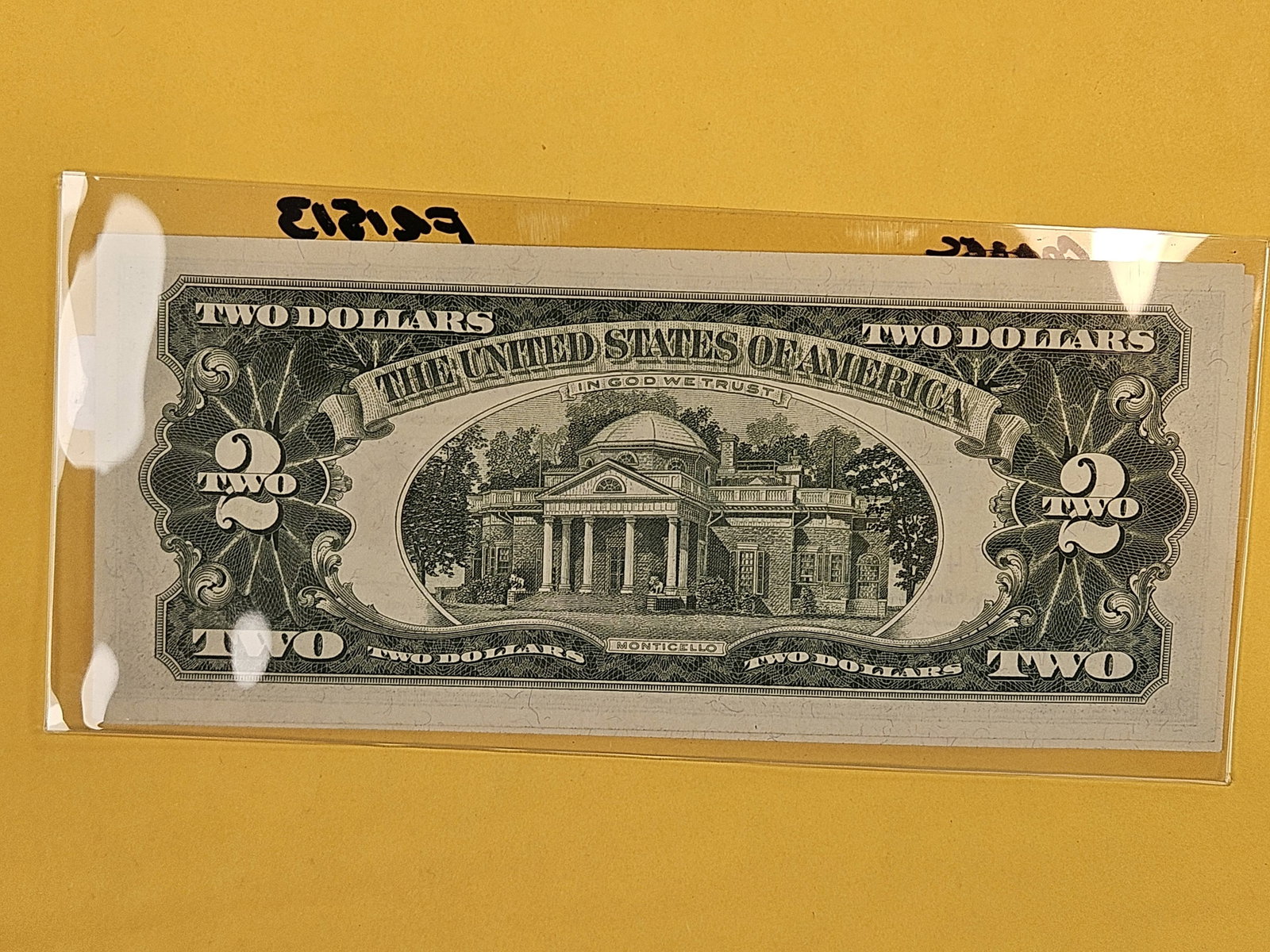 Two Consecutive Crisp Uncirculated $2 US Red Seal Notes - 2