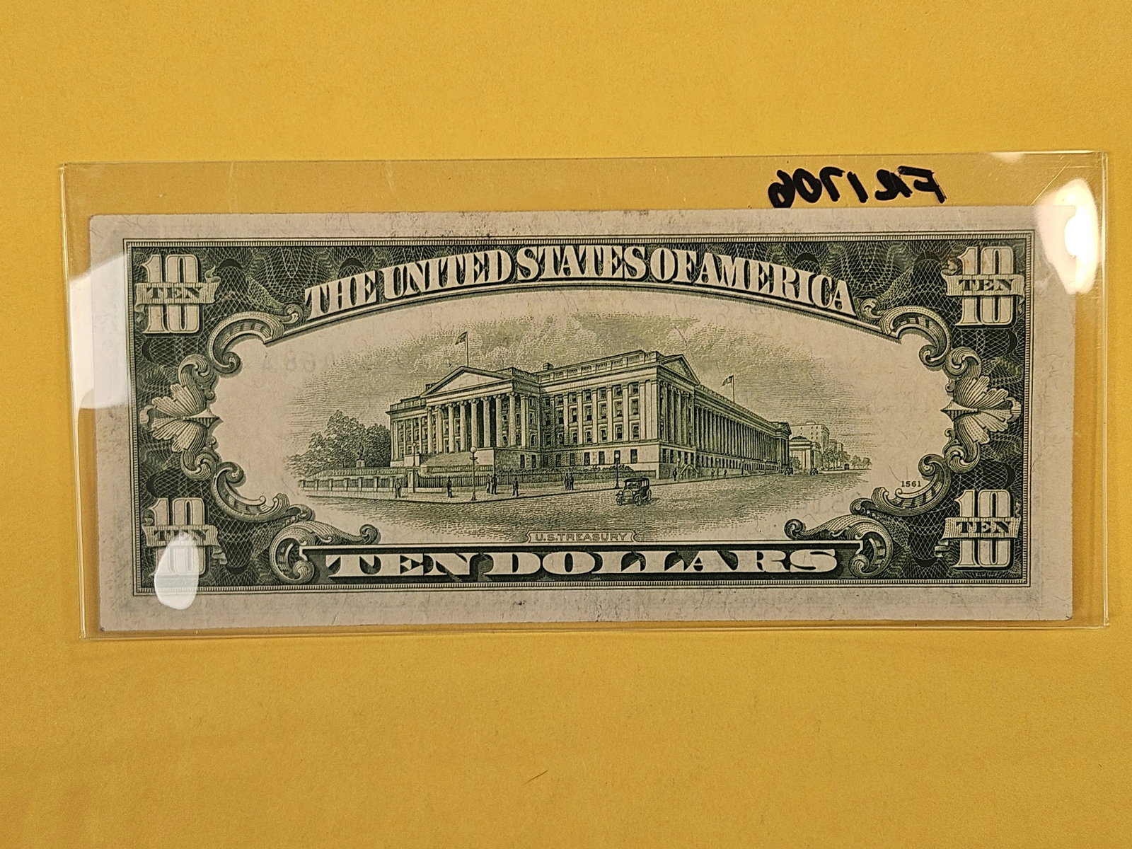 Crisp Uncirculated Series of 1953 Ten Dollar Silver Certificate - 2