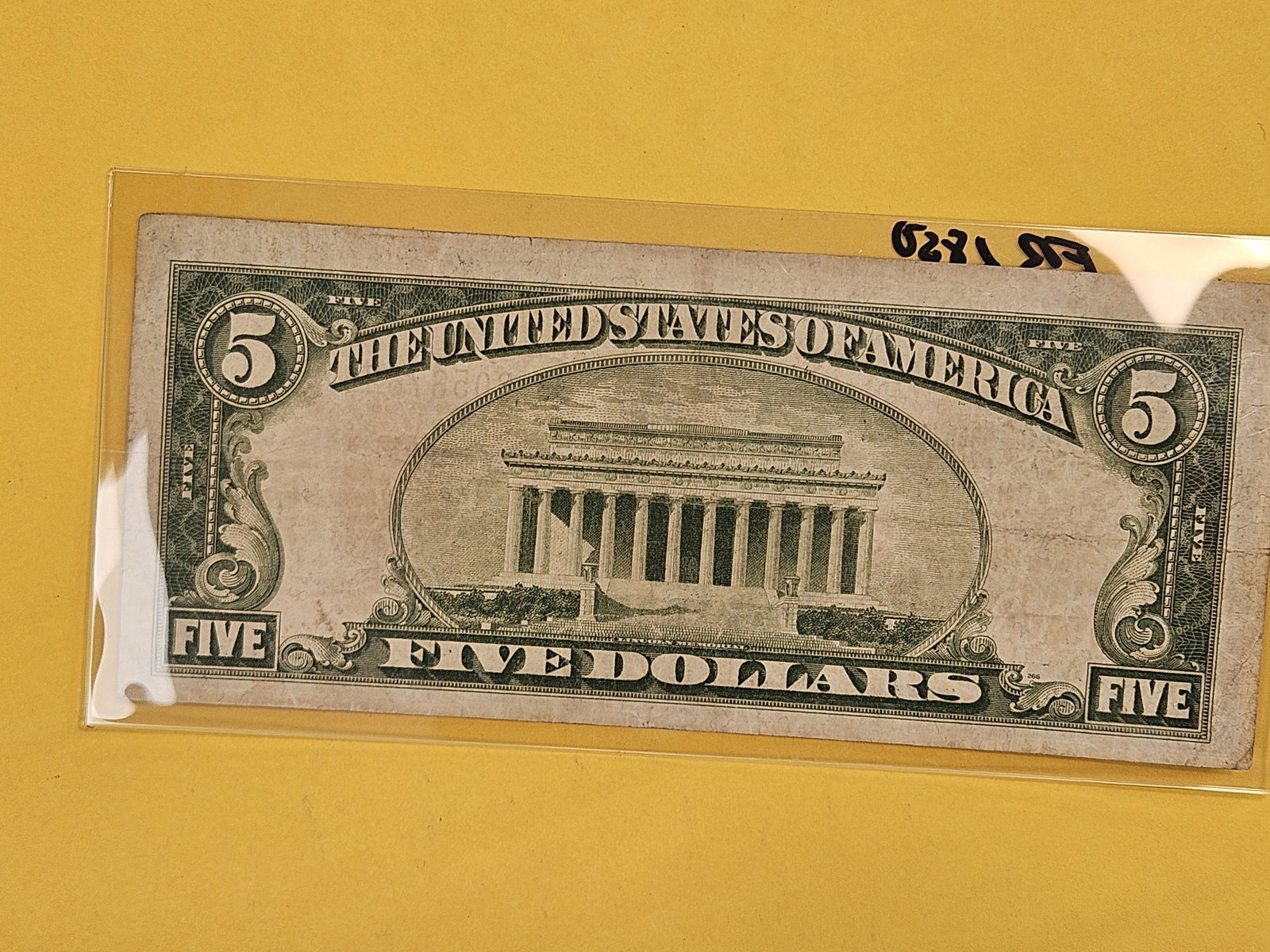 Series of 1929 Five Dollar National Currency - 2