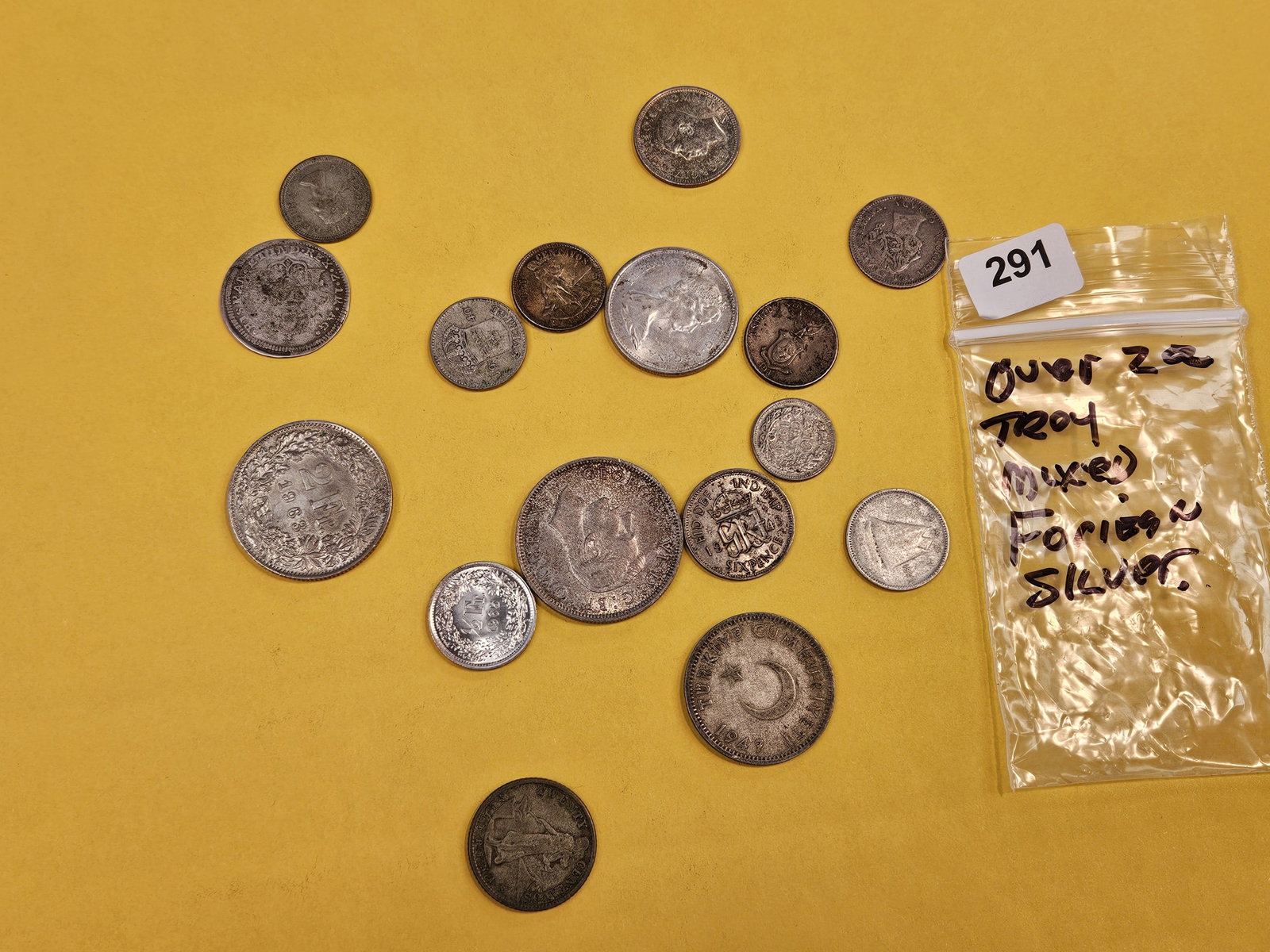 Bag of mixed, Silver, World coins - 2