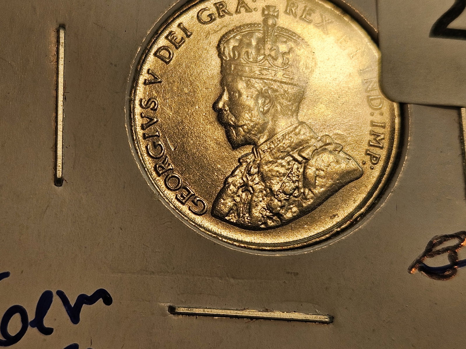 GEM Brilliant Uncirculated 1922 Canada 5 cents - 3