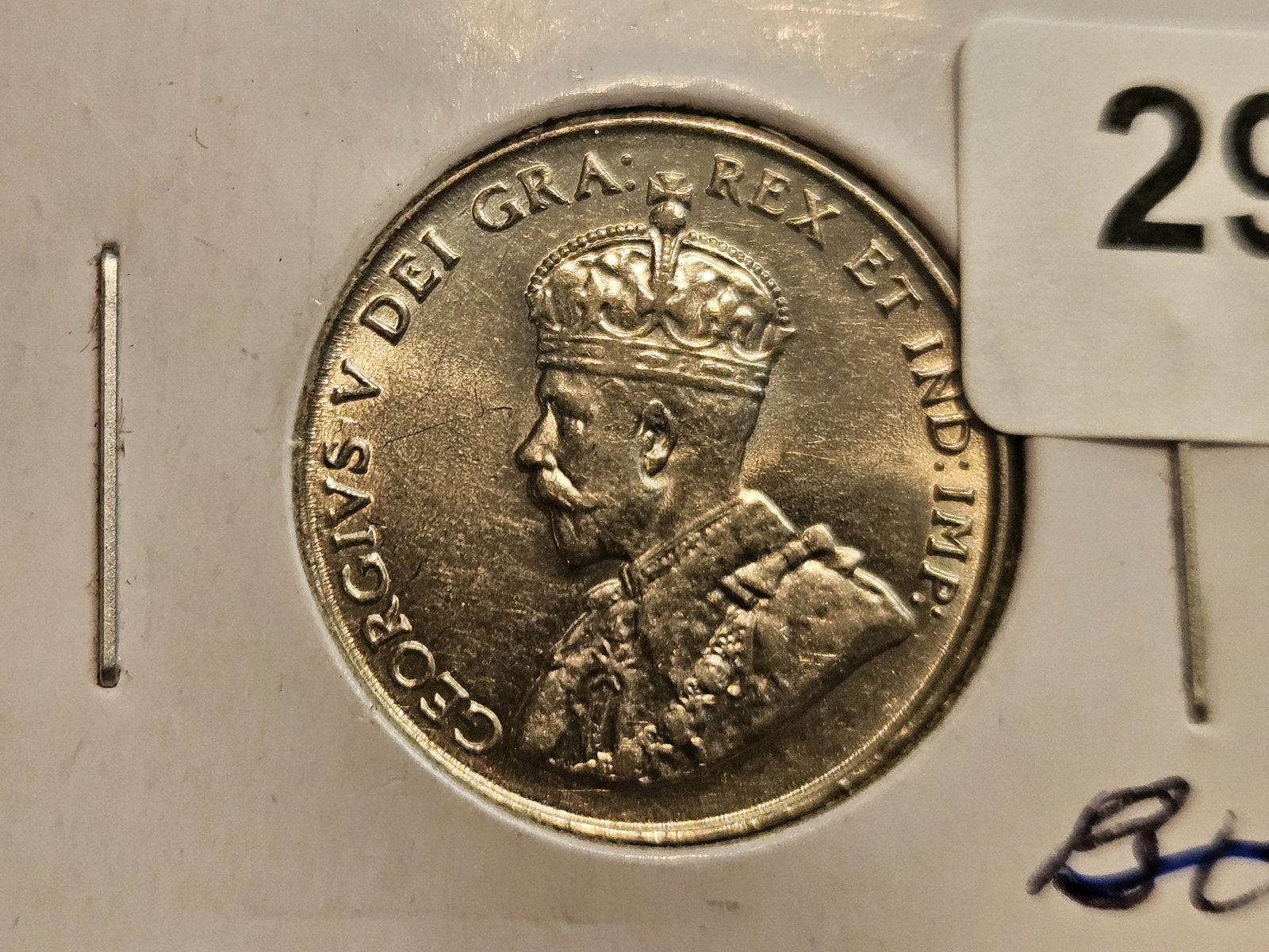 GEM Brilliant Uncirculated 1922 Canada 5 cents - 4