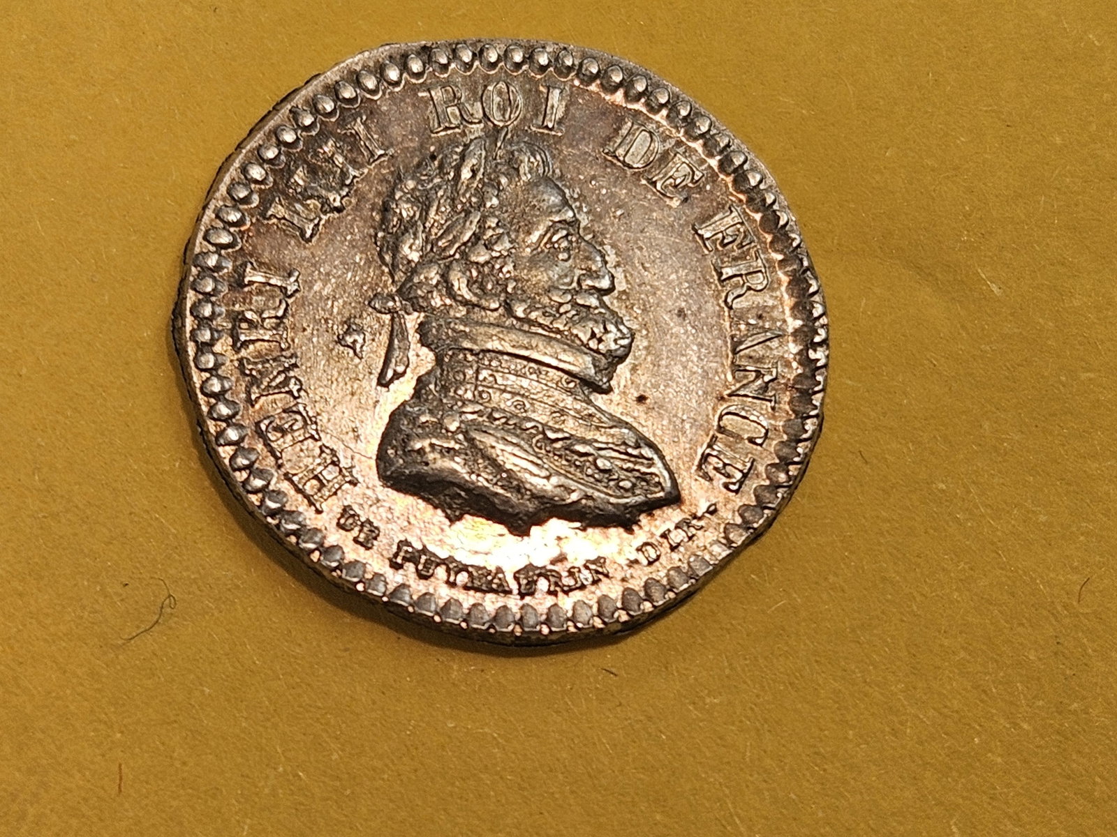 Brilliant Uncirculated 1818 France silver coin - 3