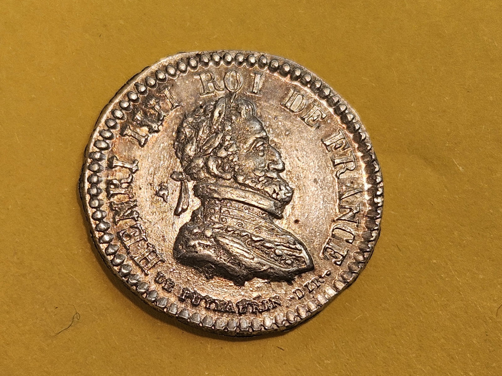 Brilliant Uncirculated 1818 France silver coin - 4