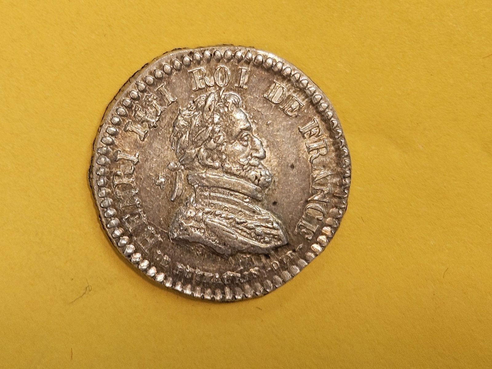Brilliant Uncirculated 1818 France silver coin - 7