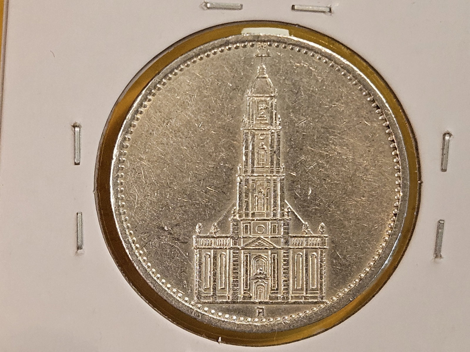 Brilliant About Uncirculated plus 1934-A Germany silver 5 reichsmark - 4