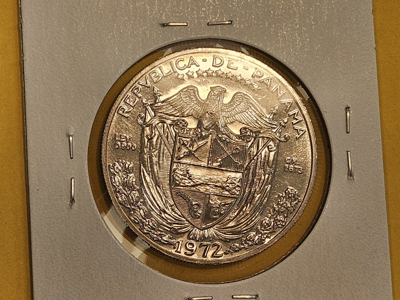 GEM Proof 1972 Panama 1 balboa - 5