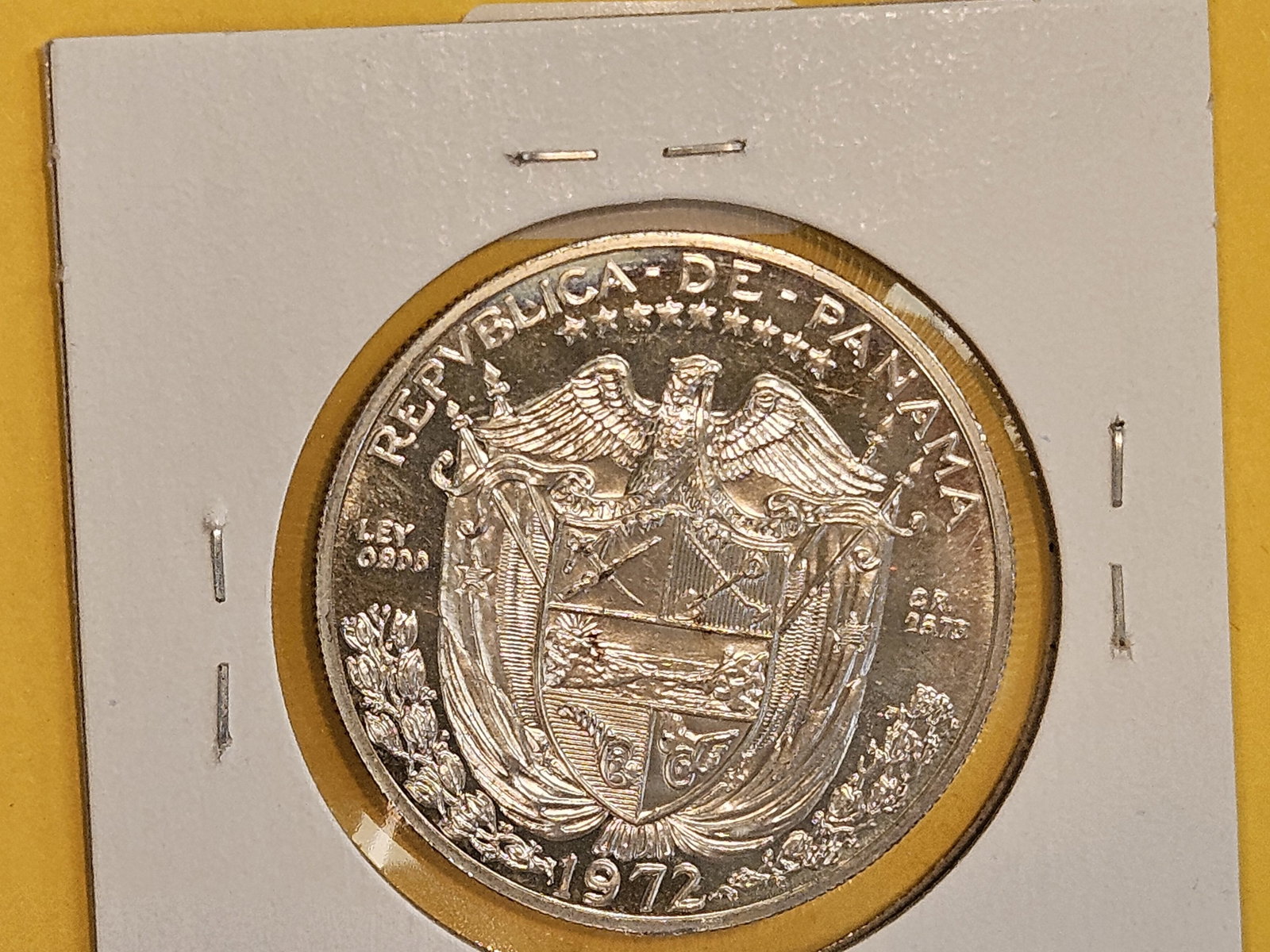 GEM Proof 1972 Panama 1 balboa - 6