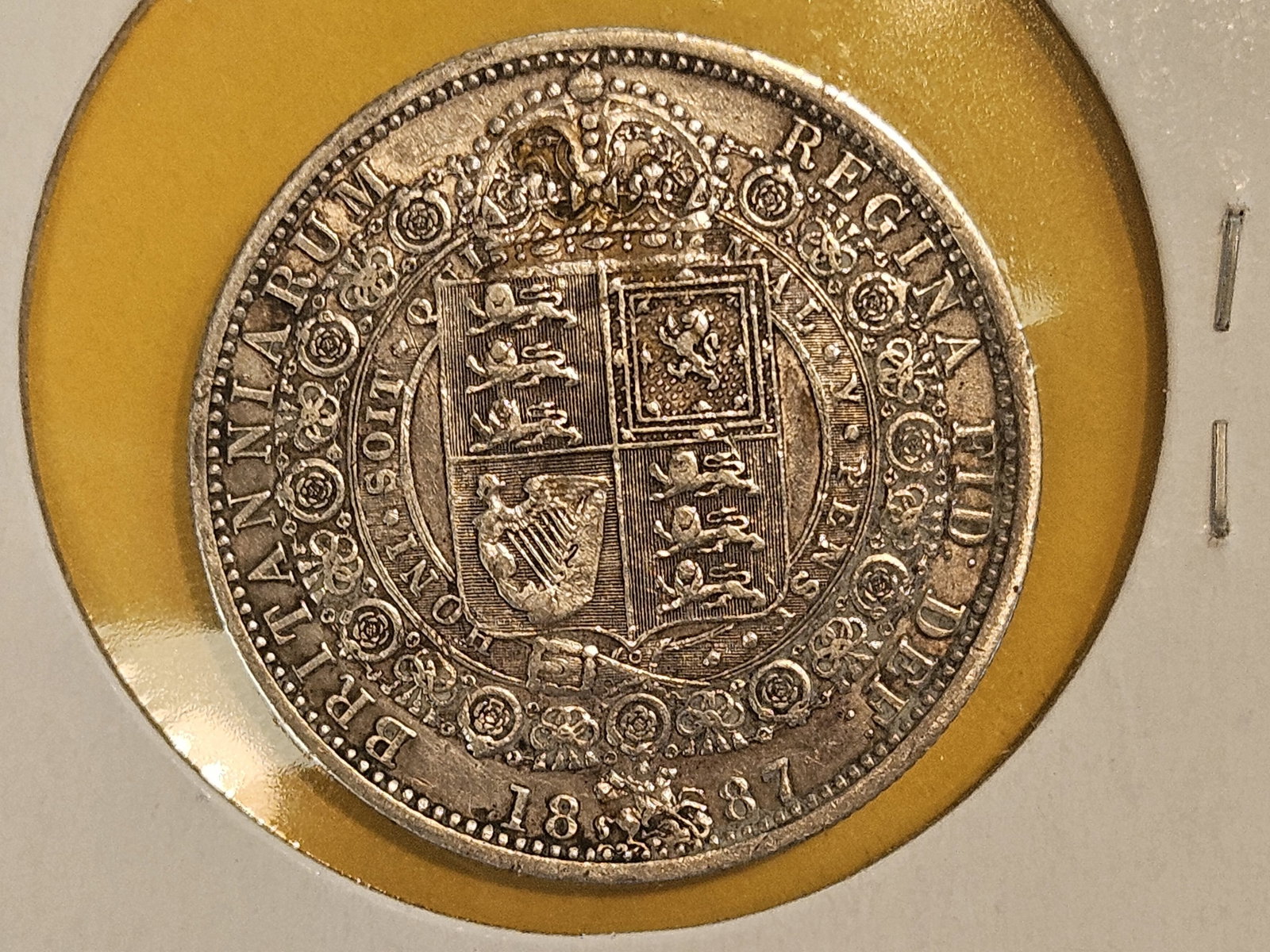 1887 Great Britain 1/2 crown - 2