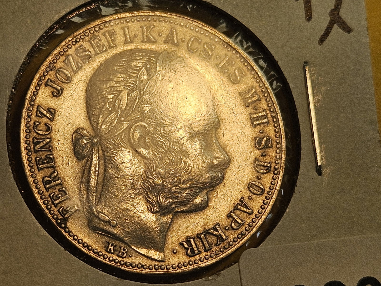 1883 Hungary silver 1 forint - 3