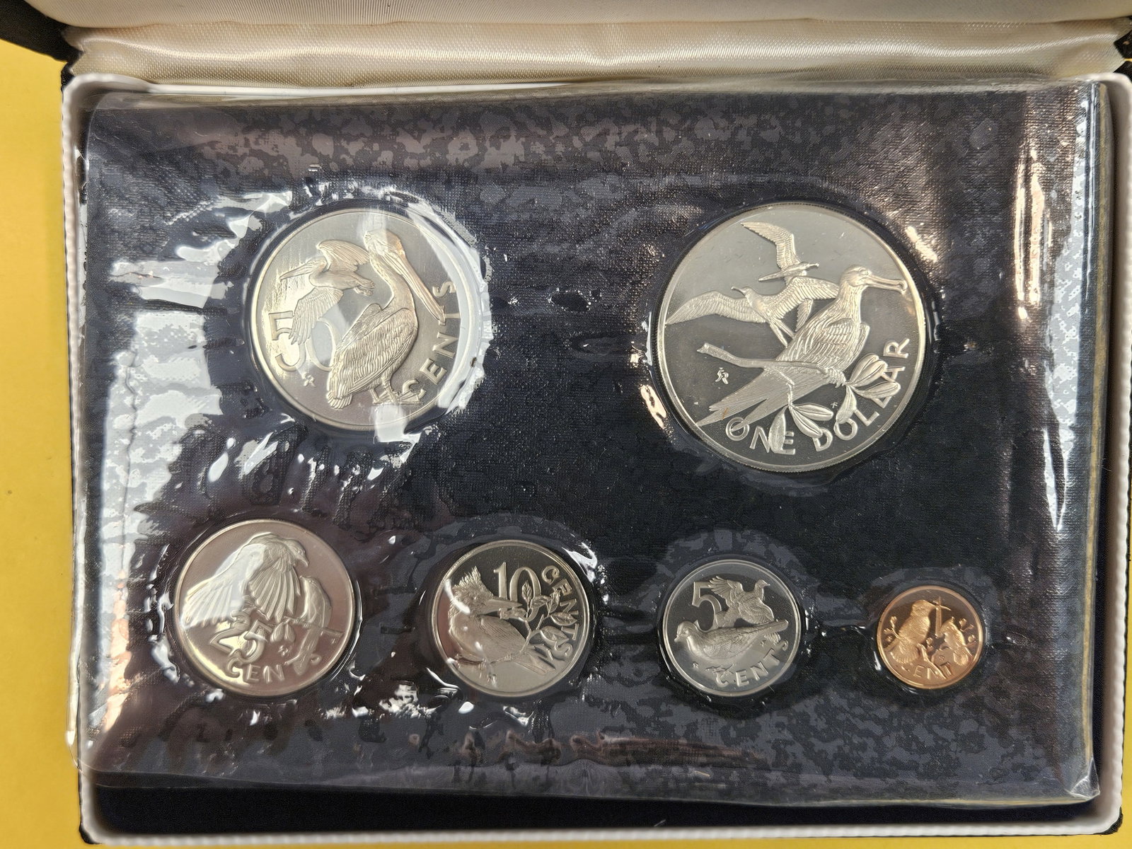 1974 GEM Proof Deep Cameo silver British Virgin Islands 6-coin set - 3