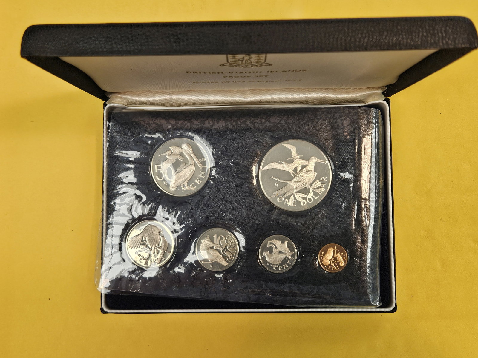 1974 GEM Proof Deep Cameo silver British Virgin Islands 6-coin set - 4