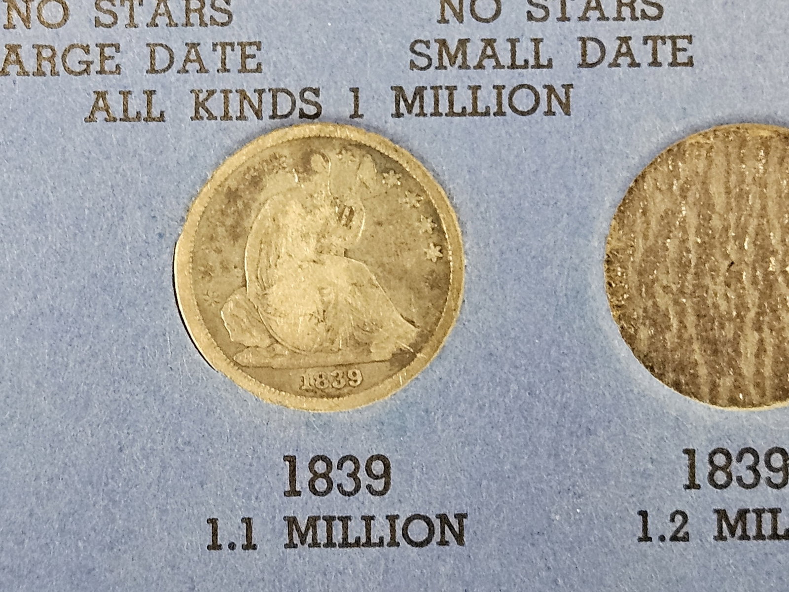Partially complete Seated Liberty silver Dime collection - 6