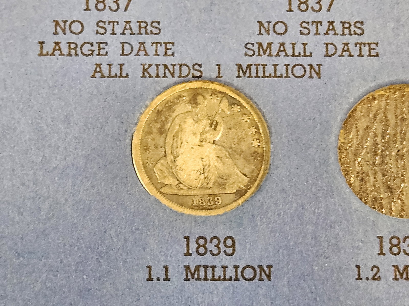 Partially complete Seated Liberty silver Dime collection - 7