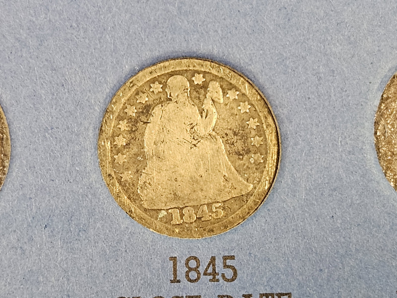 Partially complete Seated Liberty silver Dime collection - 9