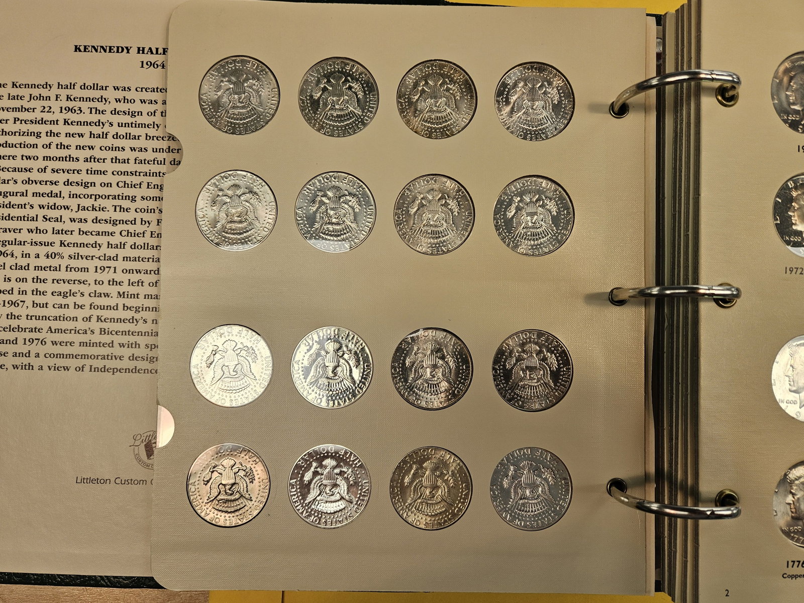 Complete Kennedy Half dollar collection 1964 - 1987 - 4