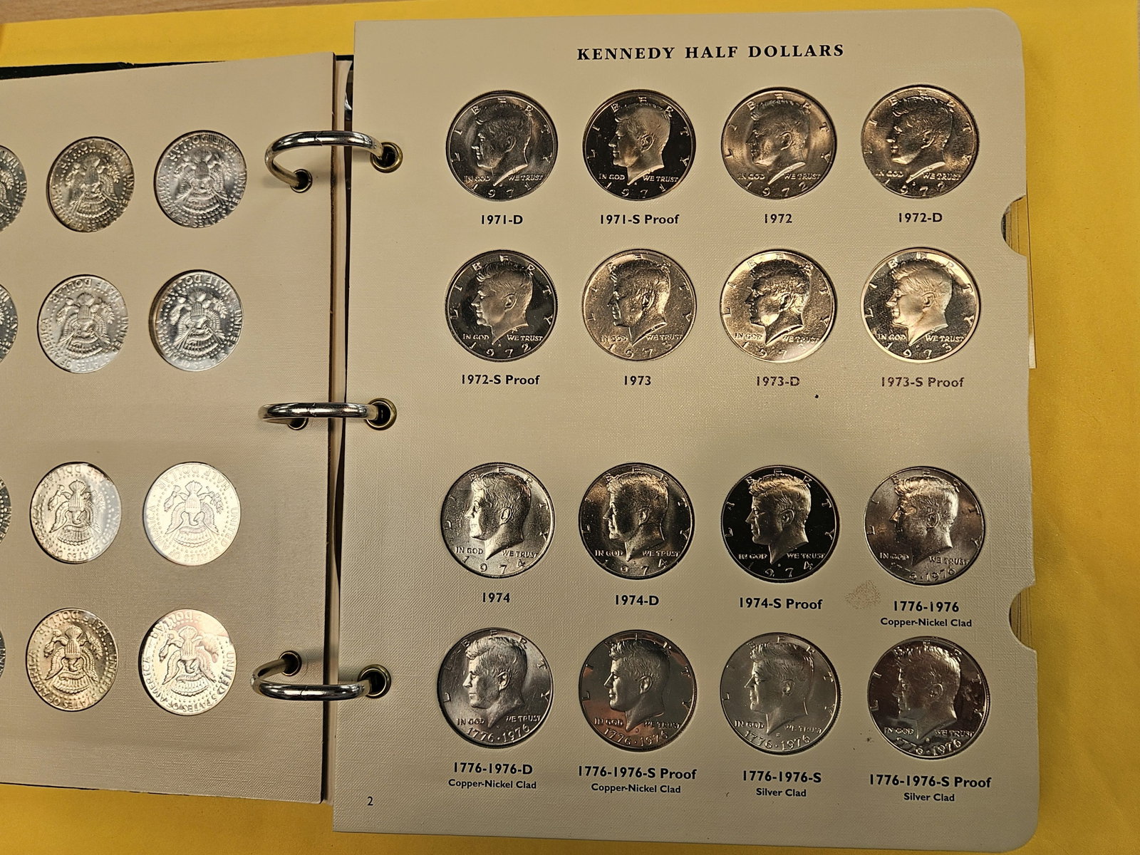 Complete Kennedy Half dollar collection 1964 - 1987 - 5