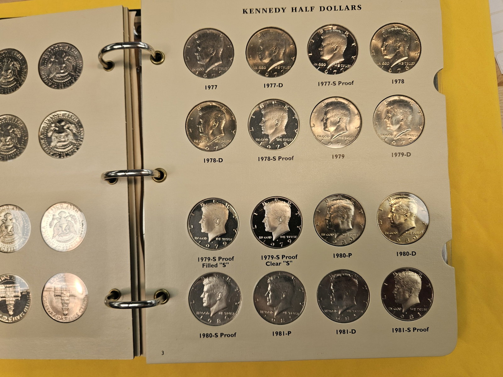 Complete Kennedy Half dollar collection 1964 - 1987 - 7