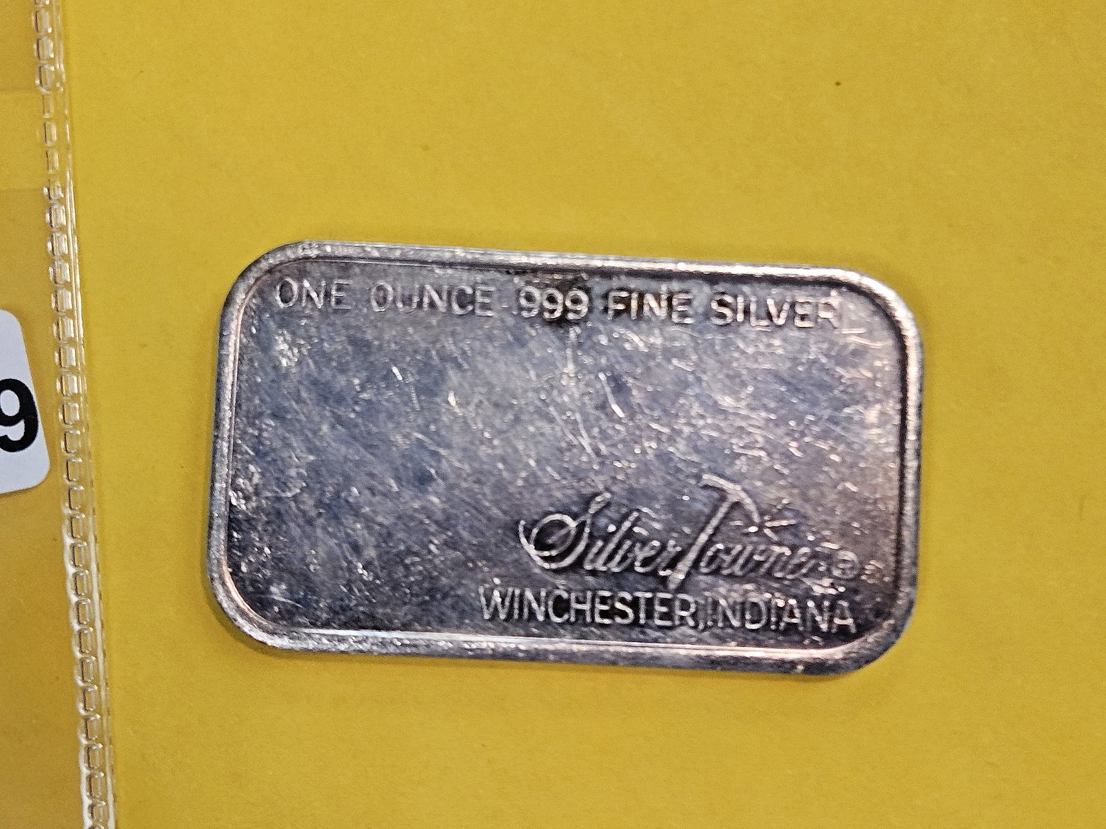 One Troy ounce .999 fine silver art bar - 2