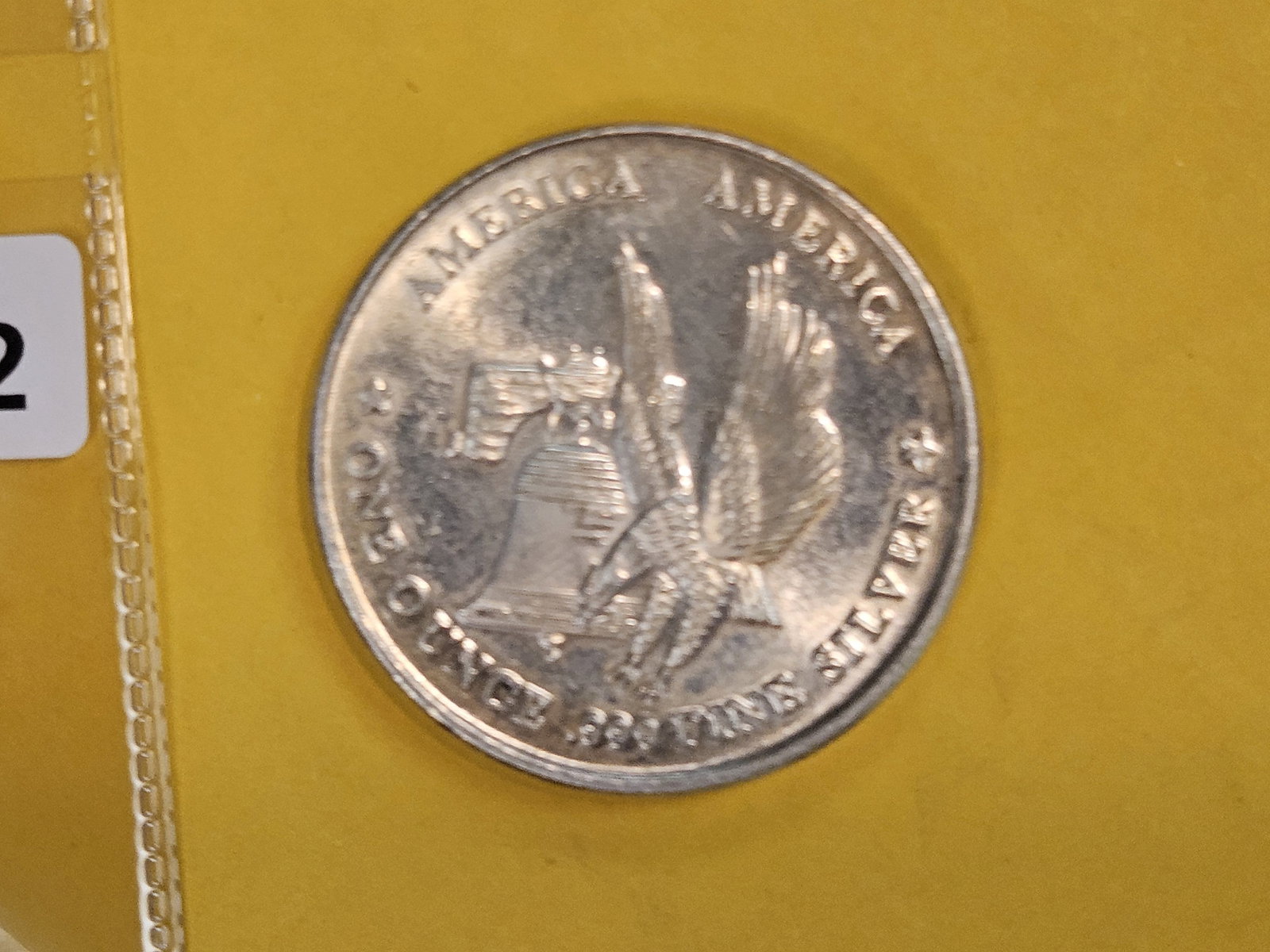 One Troy ounce .999 fine silver art round - 2