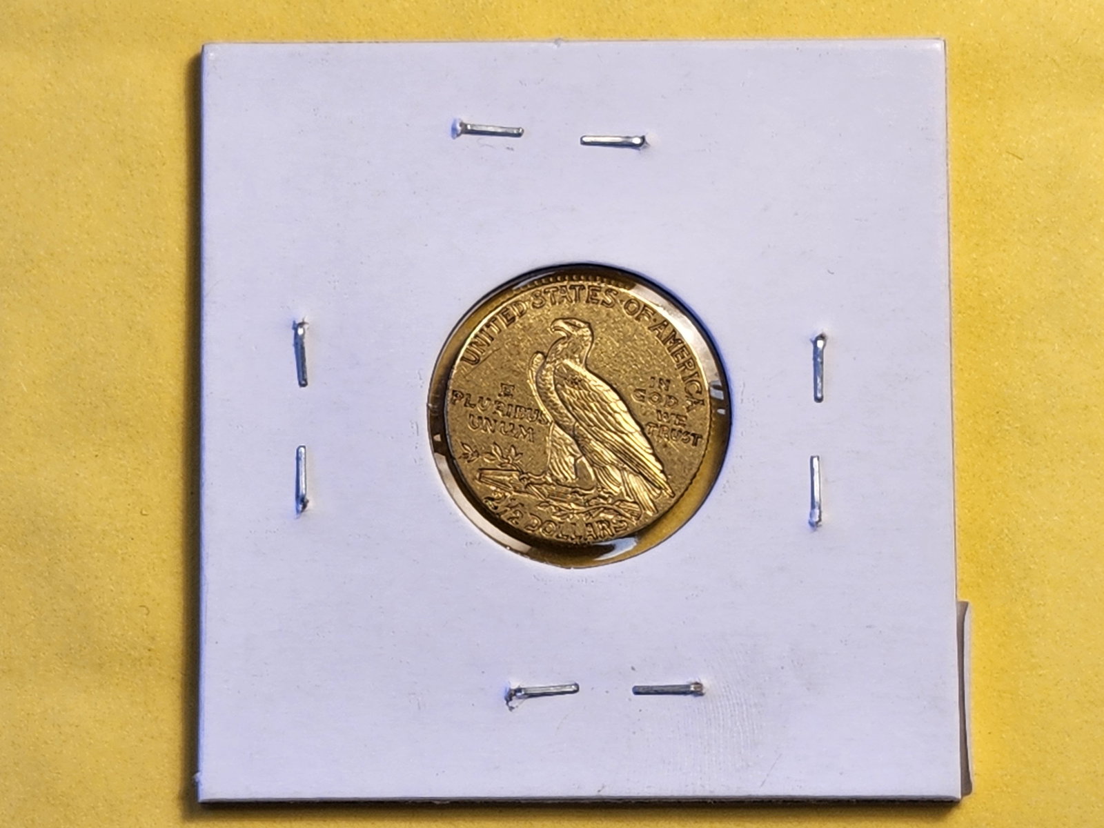 GOLD! Brilliant About Uncirculated plus 1912 Gold Indian $2.5 Dollars - 3