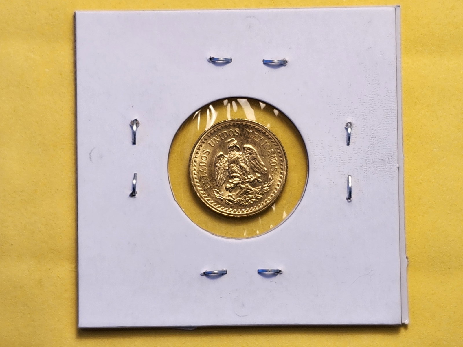 GOLD! Brilliant Uncirculated 1945 Mexico 2.5 Pesos - 3