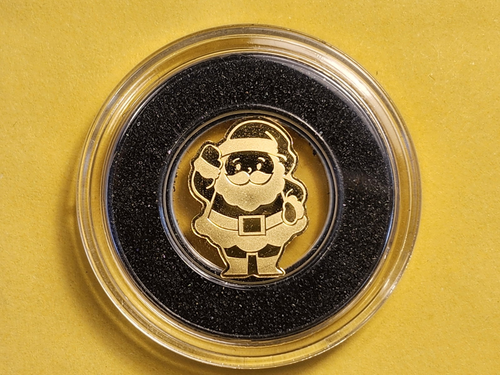 GOLD! GEM Republic of Palau Dollar: Santa Claus