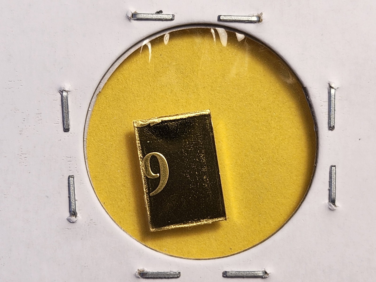 GOLD! Valcambi One Gram .9999 fine gold bar - 4