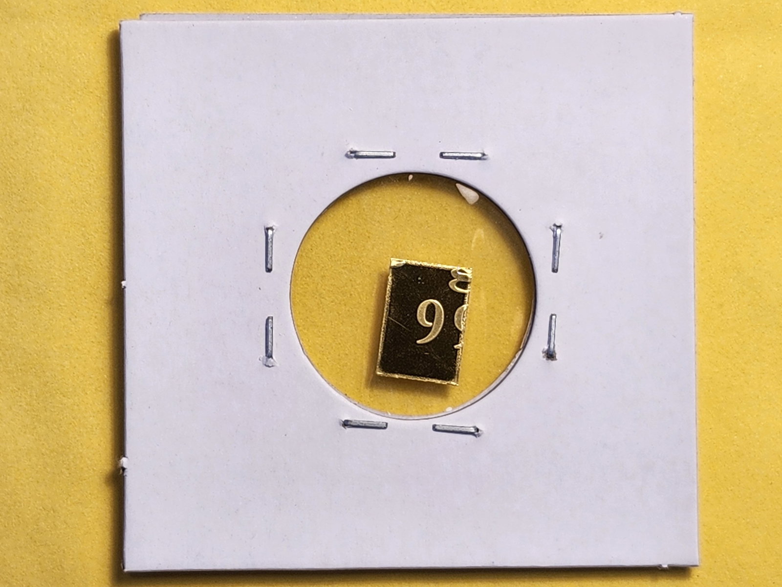 GOLD! Valcambi One Gram .9999 fine gold bar - 3