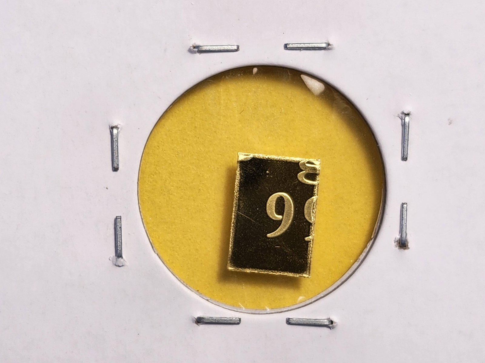 GOLD! Valcambi One Gram .9999 fine gold bar - 4