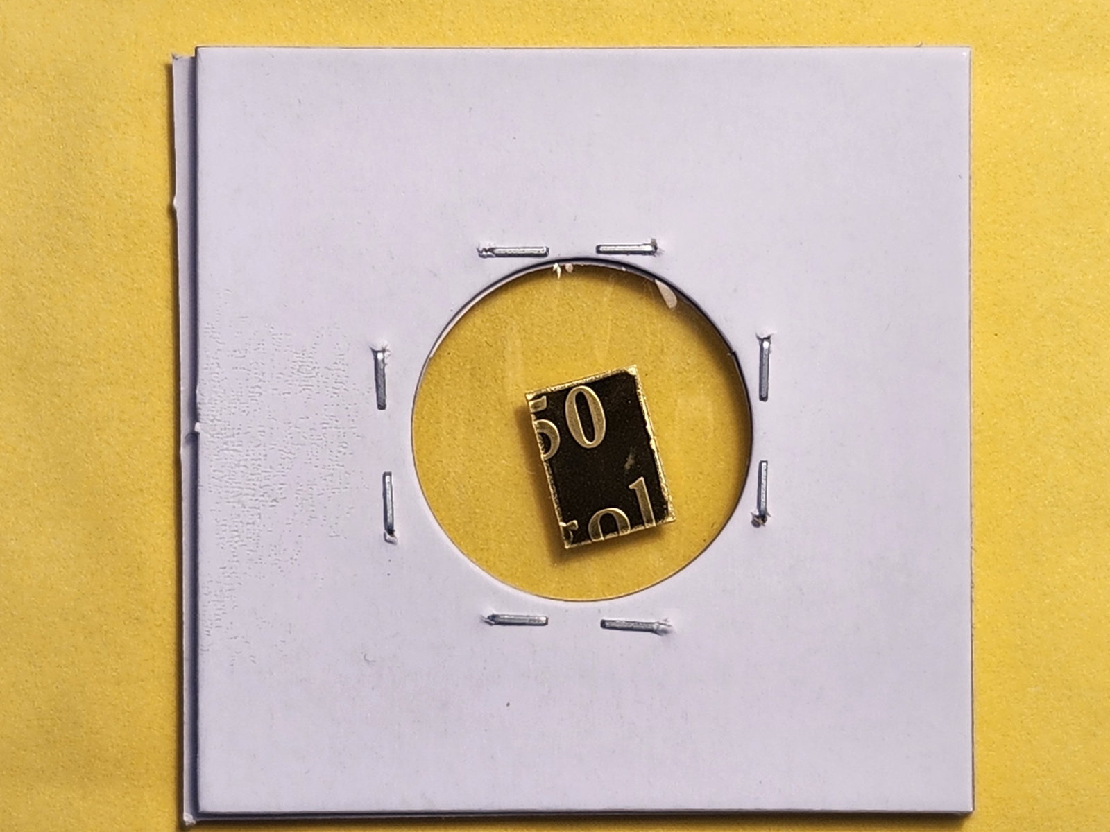 GOLD! Valcambi One Gram .9999 fine gold bar - 3