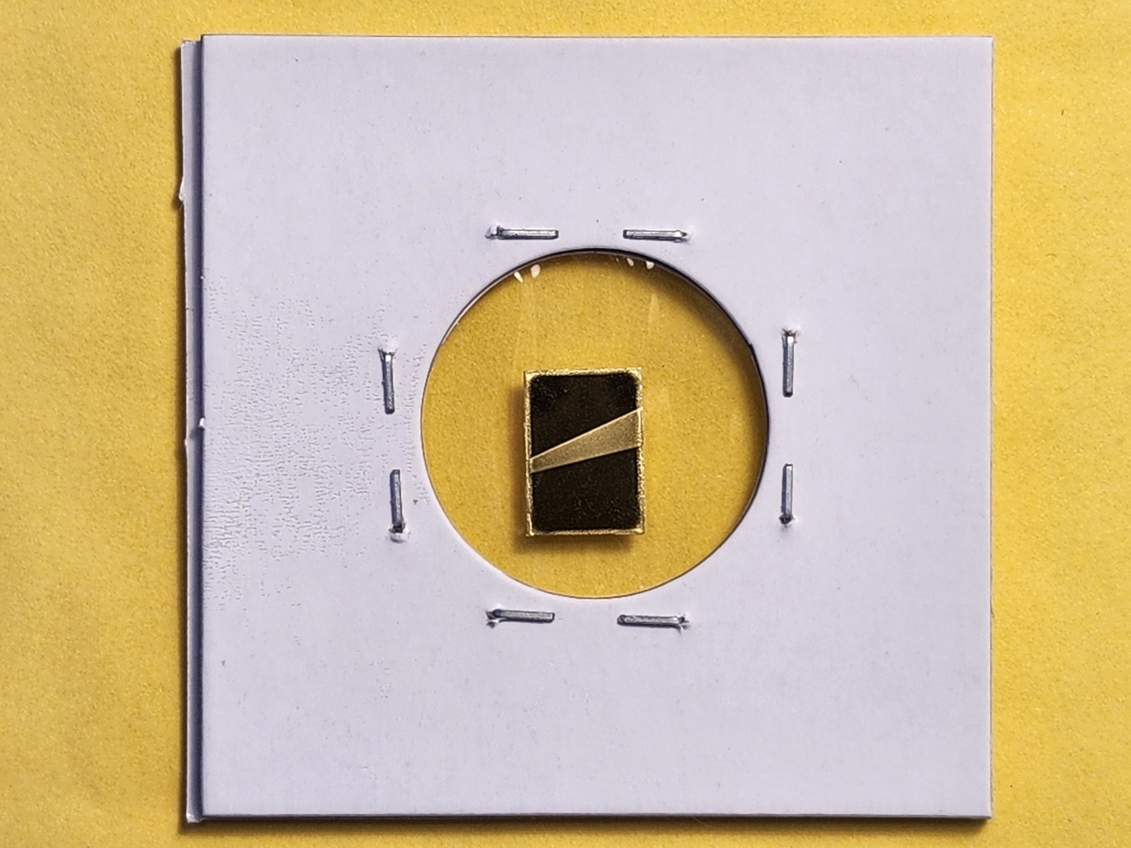 GOLD! Valcambi One Gram .9999 fine gold bar - 3
